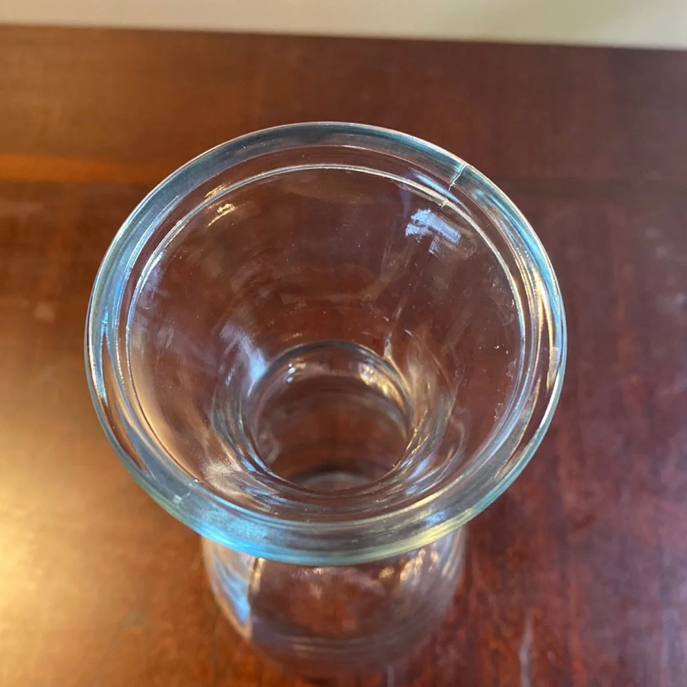 Vintage Glass 1/4 Liter Carafe Decanter Pitcher